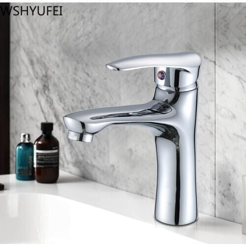 Free shipping new hardware copper plated silver faucet bathroom basin faucet black hot and cold high quality faucet single hole