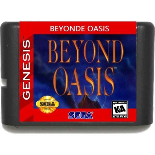 Beyond Oasis 16 bit MD Game Card For Sega Mega Drive For Genesis