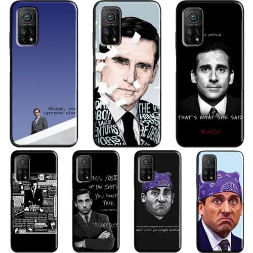 Michael Scott The Office For Xiaomi Mi 11 Ultra Note 10 Lite Mi 9T 10T Pro A3 Coque For POCO X3 Pro M3 F1 F3 Case