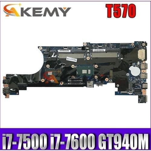 ForLenovo ThinkPad T570 i7-7500 i7-7600 Laptop Independent Graphics Card Motherboard FRU 02HL454 01ER128 01ER130 01ER404 01ER403