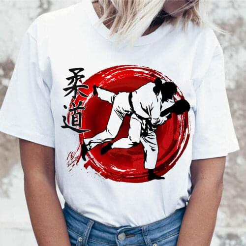 Judo t shirt female top for tshirt tees korean t-shirt clothing harajuku women graphic funny ulzzang