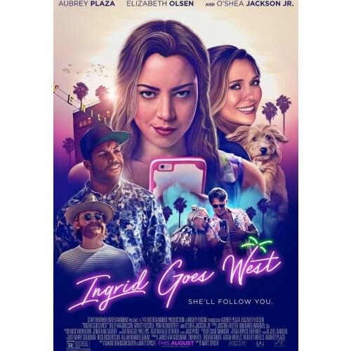 INGRID GOES WEST Movie Art Film Print Silk Poster Home Wall Decor 24x36inch