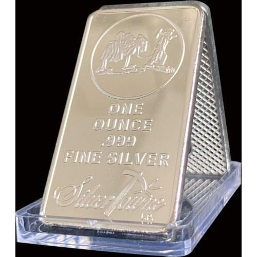 American Prospector 1OZ 999 Value Fine Silver Bullion Bar US Union Metal Coin Collectible