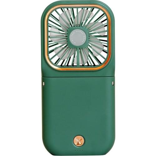 Hanging Neck Fan Leafless Adjustable Speed Mini USB Rechargeable Wearable Portable Quiet Fan Folding Fans For Indoor Outdoor