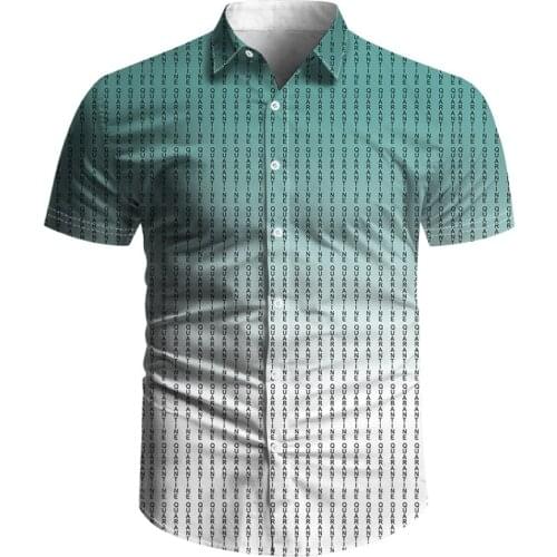 Fashion single breasted 3D printed shirt fine dyed shirt fashion Unisex casual dinner Vintage wheat field 3D shirt