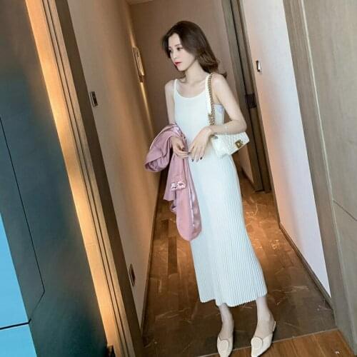 Fashion High Quality Women Pregnant Maternity Nursing Breastfeeding Knitted Sleeveless Solid Dress autumn Pregnancy dress