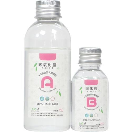 Transparent Crystal Clear Epoxy Resin Glue Kit A B Epoxy Resin Set For DIY Jewelry Crafts Yellowing Resistance Dropshipping