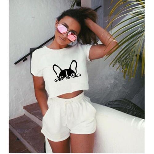 French Bulldog Puppy Ironing on Heat Transfer Printed Patches Stickers for Clothes T-shirts Washable DIY Dog Patch Appliques