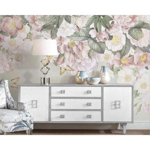 Papel mural Custom 3D Mural Wallpaper Small Fresh Abstract Leaves Childrens Room Baby Room Bedroom Background Photo Wallpaper