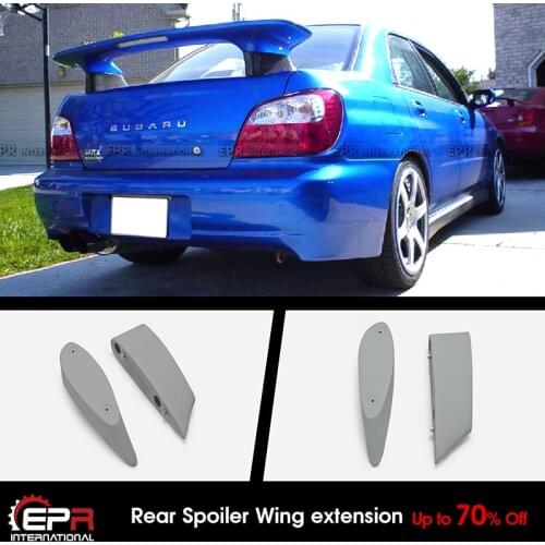 For 01-05 JDM Subaru Impreza WRX STi OEM Fiberglass Unpainted Rear Spoiler Wing extension Exterior Body kits