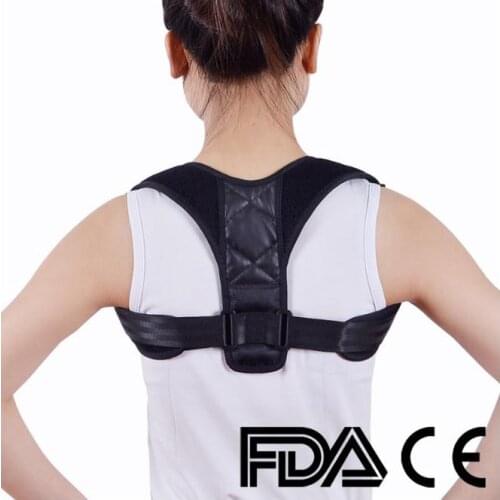 Men Women orthodontic belt Nylon Elastic Back Shoulder Care Kyphosis Correcting Belt Back Supporter