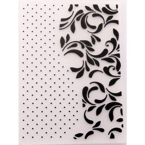 YINISE Plastic Embossing Folder For Scrapbook Stencils LEAVES LACE DIY PAPER Album Cards Making CRAFT SUPPLIES Scrapbooking MOLD