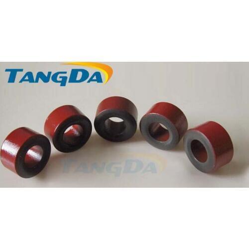 Tangda Iron powder cores T68-2D OD*ID*HT 18*9*10 mm 11.4nH/N2 10uo Iron dust core Ferrite Toroid Core Coating Red gray