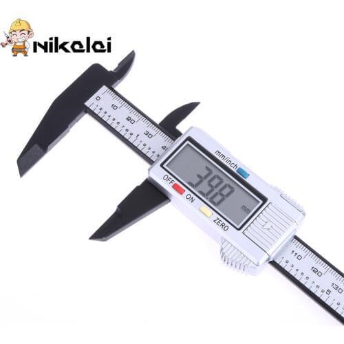 NIKALAI Silver 150mm Digital Vernier Caliper Plastic fiber Widescreen Electronic Accurately Measuring Stainless Steel +/-0.01m