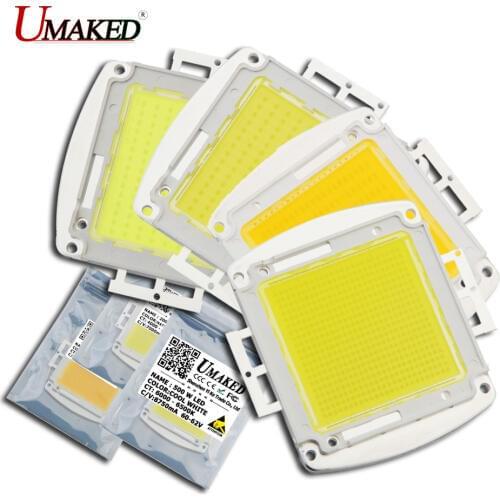 UMAKED High Power LED Chips 120W 150W 200W 300W 400W 500W Bulb Lamp SMD COB Diodes Warm/Natural/White/Cool LED Spot Light Source