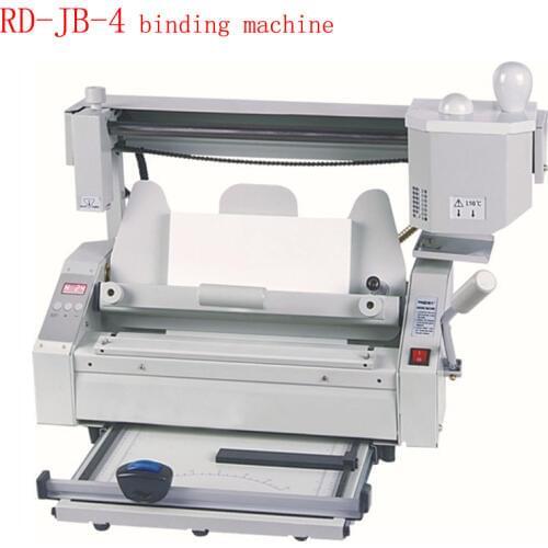Hot melt glue binding machine Desktop glue books binding machine glue book binder machine 110V/220V RD-JB-4