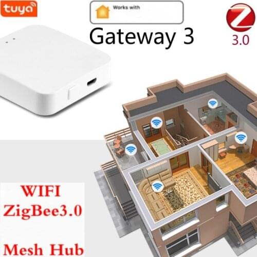 Newest Multimode Smart Home Gateway ZigBee WIFI Bluetooth Mesh Hub Work With Mijia APP Apple Homekit Intelligent Home Hub 2021