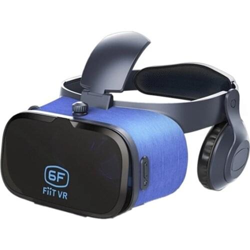 Virtual Reality 3D VR Headset Smart Glasses Helmet for Mobile Phone 6F