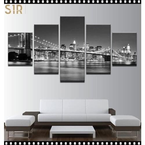 World Famous Architecture Beauty HD Five Wall Painting Decorative Painting Anime Posters Wall Decor Anime Decor Room Decor