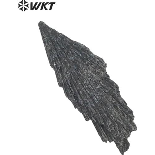 WT-G152Raw black kyanite stone,natural mineral Reiki Healing black Kyanite stone nice quality black Kyanite for jewelry making