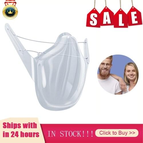 1pc Protective Face Shield Anti-Oil-Splash Fog Face Mask Anti Droplet Splatter Screen Protector Mouth Cover Kitchen Cooking Tool