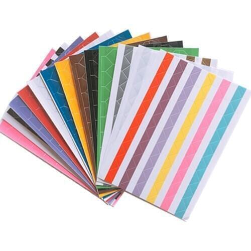1020PCS New DIY Colorful Photo Corner Scrapbook Paper Photo Albums Frame Picture Fashion Decoration PVC Stickers 1Sheet=102Pcs