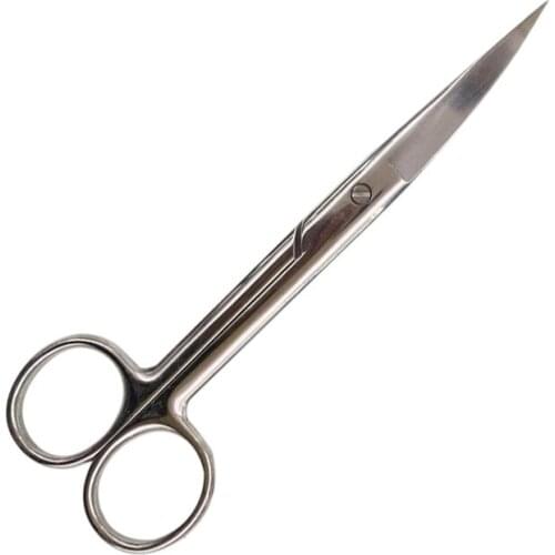 2019 14cm Stainless Steel Surgical Bend Tip Household Scissors Beauty Tools