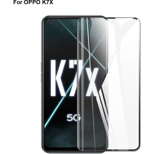 2PCS Full Curved Screen Protector For OPPO K7X Full Cover Tempered Glass For OPPO K 7X Protective Flim OPPOA7X