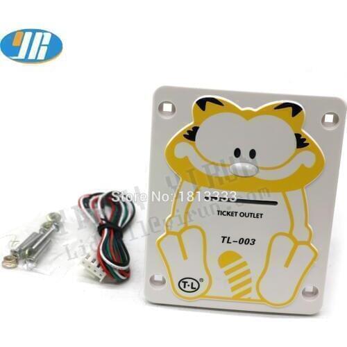 2PCS TL003WK Ticket Dispenser Cartoon Pattern Panel Lottery Machine For Childrens Entertainment Game Machine