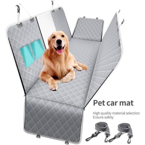 2021 New Dog Car Seat Cover Waterproof Pet Transport Dog Carrier Car Backseat Protector Mat Car Hammock For Small Large Dogs