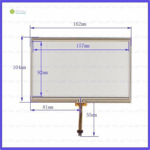 7inch 4 lins Touch Screen For GPS CAR 162mm*104mm sensor glass thiss compatible Freeshipping 162*104