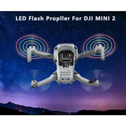 STARTRC DJI Mini 2 LED Flash Propeller Rechargeable Battery Folding Propellers for DJI Mavic Mini 2 Drone Accessories