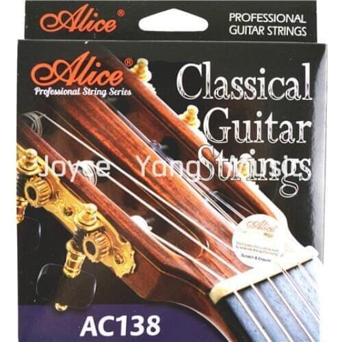Alice AC138-N/H Classical Guitar Strings Crystal Nylon Strings Silver-Plated 85/15 Bronze Wound 1st-6th Strings Free Shipping