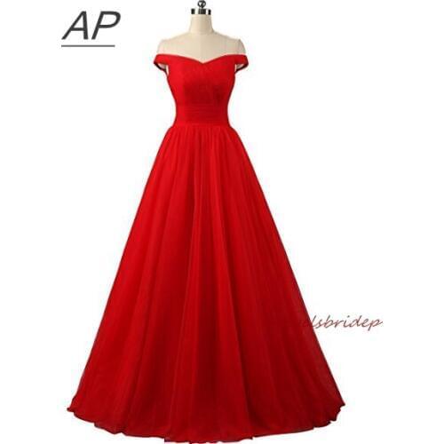 ANGELSBRIDEP Off-Shoulder A-Line Long Bridesmaid Dresses 2021 Fashion Sweetheart Women Dress Vestido Madrinha Formal Party Gown