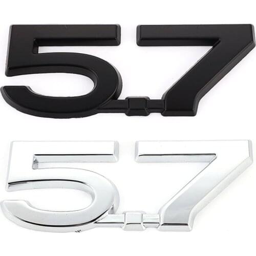 Car Sticker Emblem Badge Trunk Decals 5.7 LITER HEMI Logo Front Hood Grille for Jeep Dodge Ram 1500 2500 3500 Challenger Charger