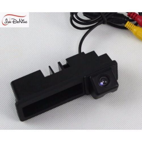 JanDeNing HD CCD Car Rear View Parking/ Backup Reverse Camera/ WaterProof Trunk Handle OEM For Audi A3 A4 2011 2012