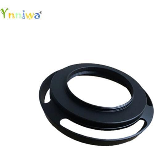 37mm Black Vented Curved Metal camera lens Hood for Olympus 14-42 EZ mask EP5 EPL7 EM10 II biscuit lens