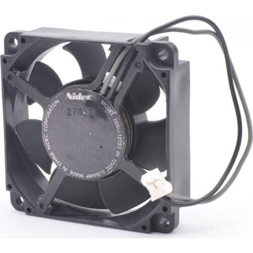 D05U-12TS1 5cm 50mm fan 50x50x15mm DC12V 0.05A 2 wires Quiet cooling fan for router monitor box