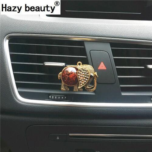 Hazy beauty Retro fashion Elephant Car perfume Air Freshener Car perfume Air Conditioning decoration Car-styling Fragrance
