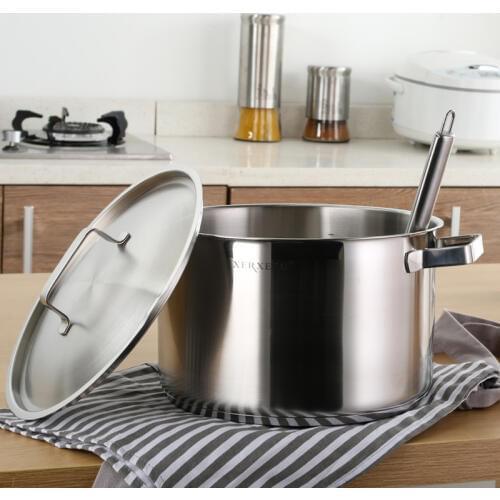 Casserole luxury Stainless steel soup pot 5L thickening soup cooker stoves general sauceboxes soup cooker steamer inox