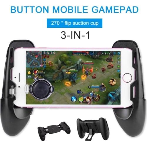 Mobile Game Controller Compatible with Fortnite iPhone/Android 3 in 1 Mobile Controller Triggers Portable Gamepad