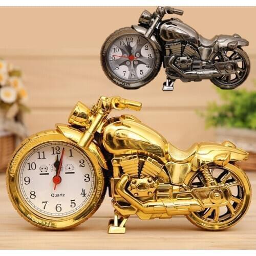 Creative Antique Violin Motorcycle Train New Clock Plastic Hands Boutique Gift Digital Cute Led Clocks Wall Home Decor Living
