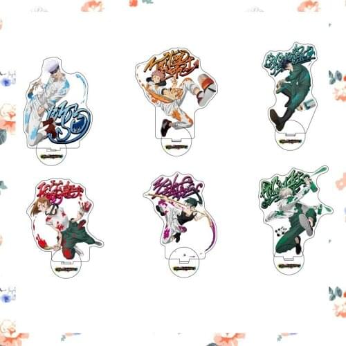 Hot Japan Anime Jujutsu Kaisen Stand Sign Acrylic Gojo Satoru Figure Stand Model Plate Desk Decor Cosplay Xmas Gift For Friend