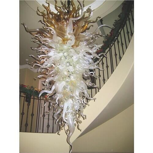 GIRBAN Modern Large Art Decor Home Blown Glass Living Room Chandeliers Lighting Loft Hanging Lamps Led Chandelier In The Hall