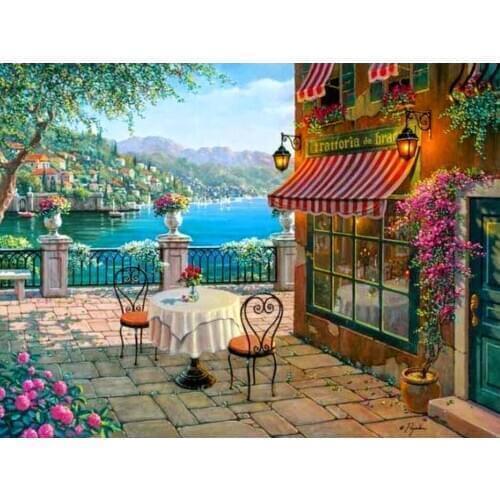 A14747 11CT/14CT/18CT/25CT/28CT night snowing patterns Counted Cross Stitch DIY Cross Stitch Kits Embroidery Needlework Sets