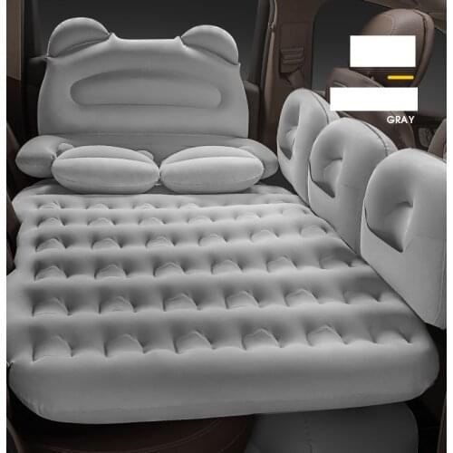 Car Air Mattress Vehicle Inflatable Thickened Travel Bed Sleeping Pad Camping Accessory SUV Air Mattress Car Supplies