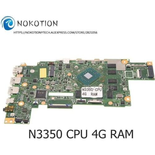 NOKOTION AS3EA UMA NBGP211003 NBGNL11002 for ACER SF113-31 Laptop Motherboard N3350 CPU 4G RAM