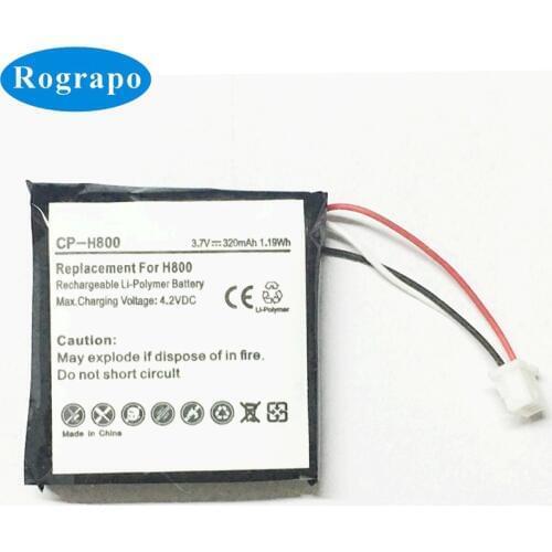 New Li-Polymer 320mAh Full Replacement Battery For Logitech H800 LogitechH800 Earphone Headphone 3-wire plug