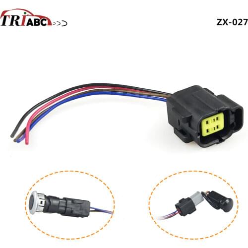 PDC Parking Sensor Connector Plug With 4 Wires For HYUNDAI Tucson ACCENT 06 ELANTRA 03 SANTAFE KIA Carnival II 174257-2