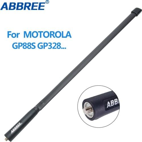 ABBREE Tactical foladable Antenna MX VHF UHF for Motorola GP380 PR400 CP200 HT750 EX500 EX600XLS series walkie talkie handheld